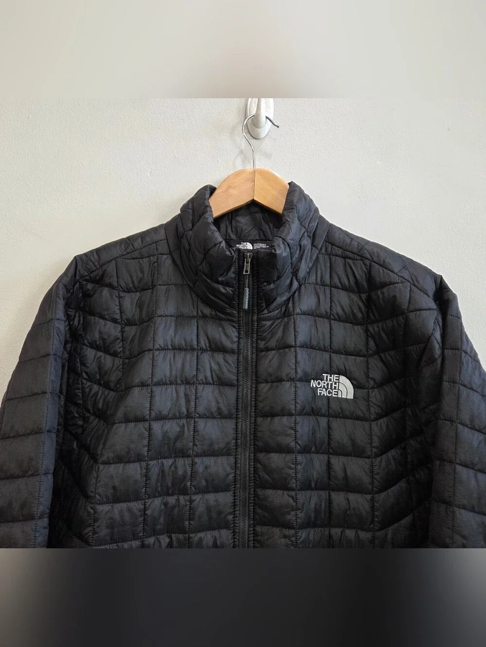 The North Face Men's ThermoBall Eco Full Zip Puffer Jacket Black Size XXL